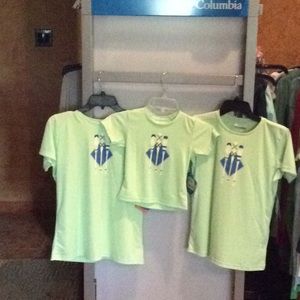 Columbia Omni shade youth shirts